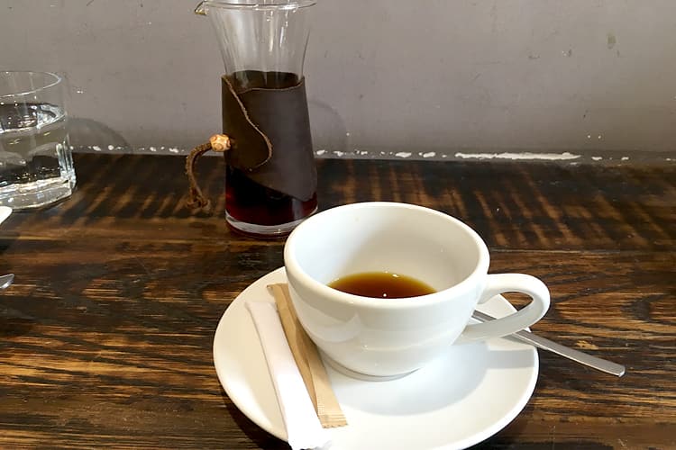 カフェのコーヒー