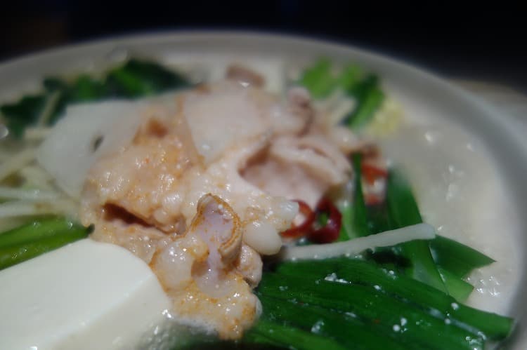 ニラと豆腐