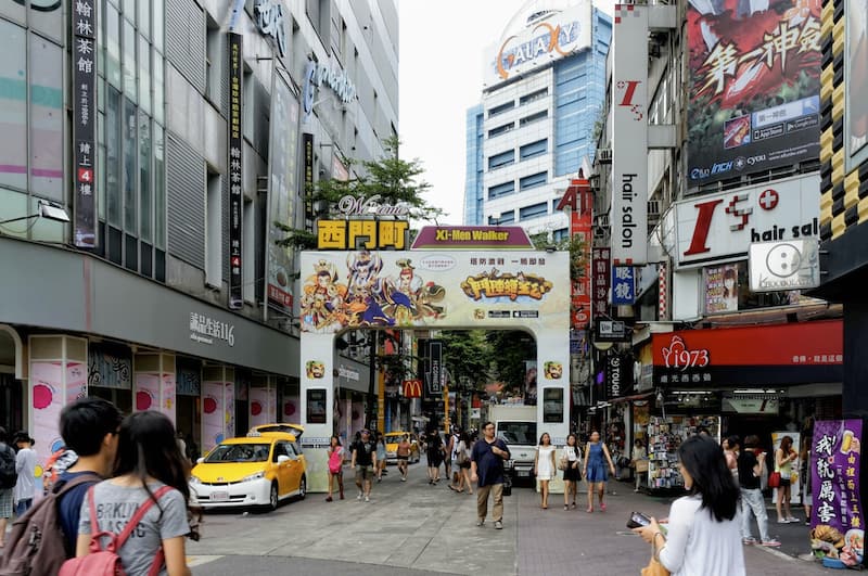台湾 西門町