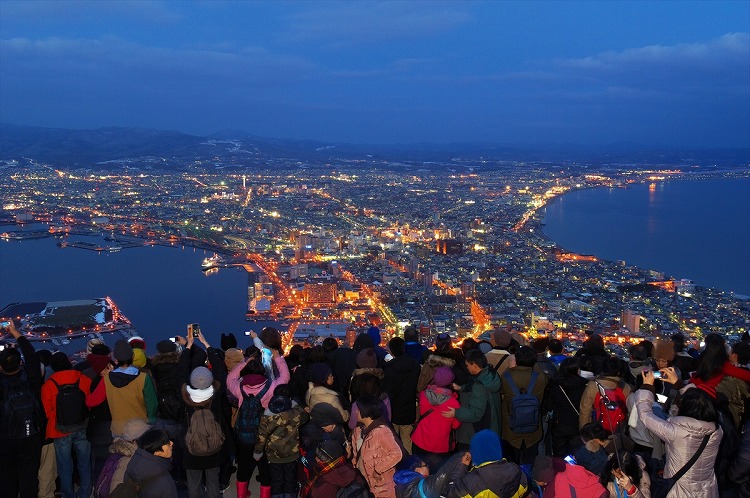北海道の夜景