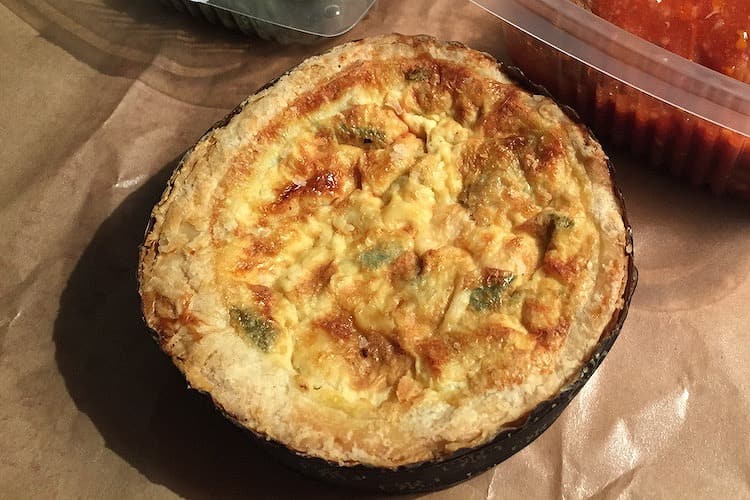 フランスの太葱、ポロ葱のキッシュ