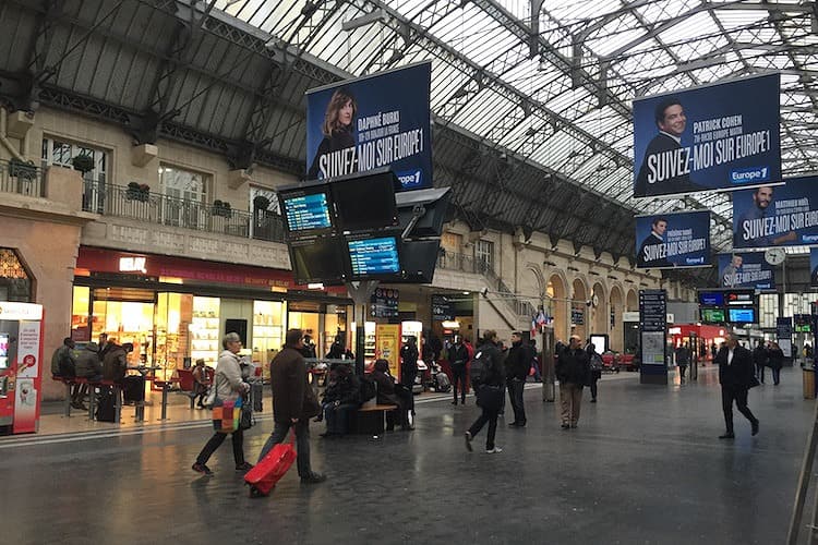 パリ　東駅(Gare de l’Est)