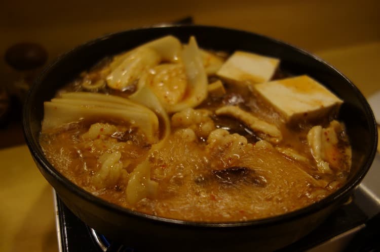 もつのすき焼き