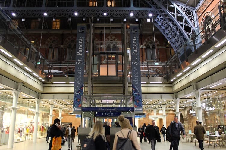 セント・パンクラス・インターナショナル駅内