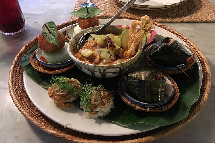 5種類の前菜盛り合わせ