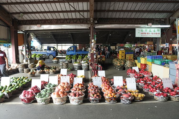 マンゴーの産地　台南
