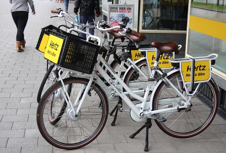 オランダ旅行、レンタル自転車の借り方