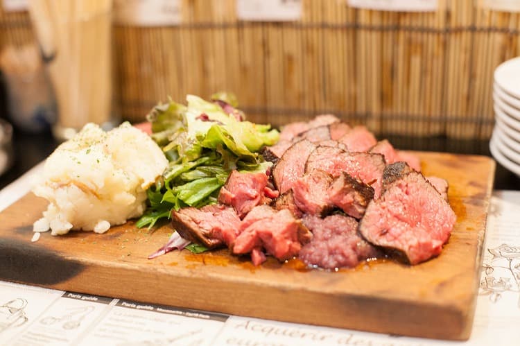 塊肉ステーキ