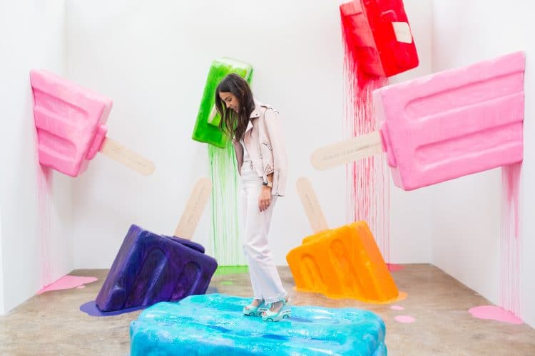 自撮りスポット満載♪ ロスの女子から大人気の「アイスクリーム