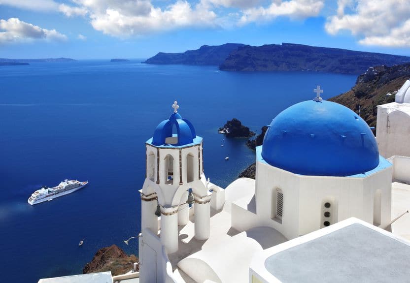 サントリーニ島／ギリシア