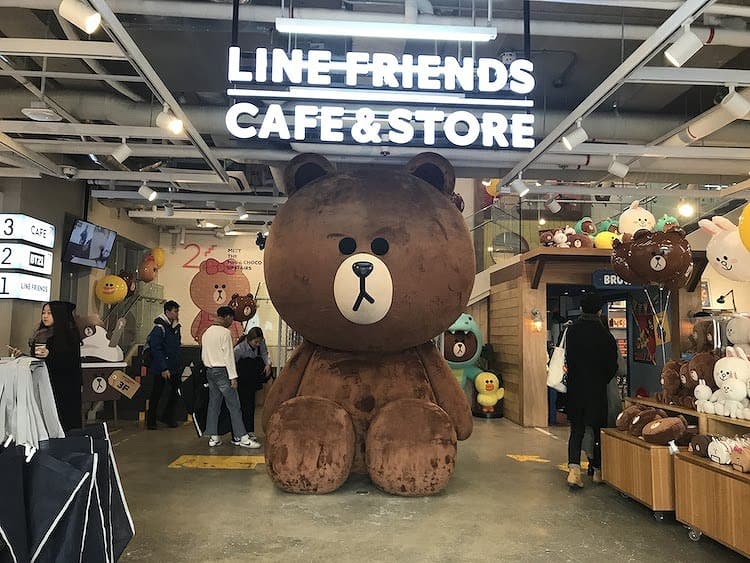 LINEフレンズ フラッグシップストア　梨泰院店