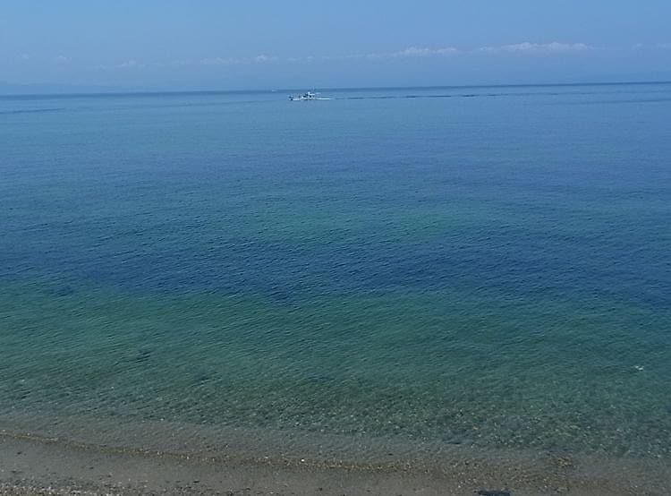 談合島の海