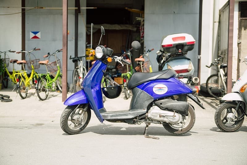 レンタバイクで島巡り