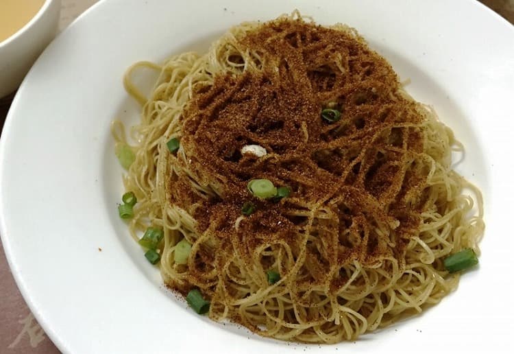 蝦子撈麺（エビの卵のせ麺）