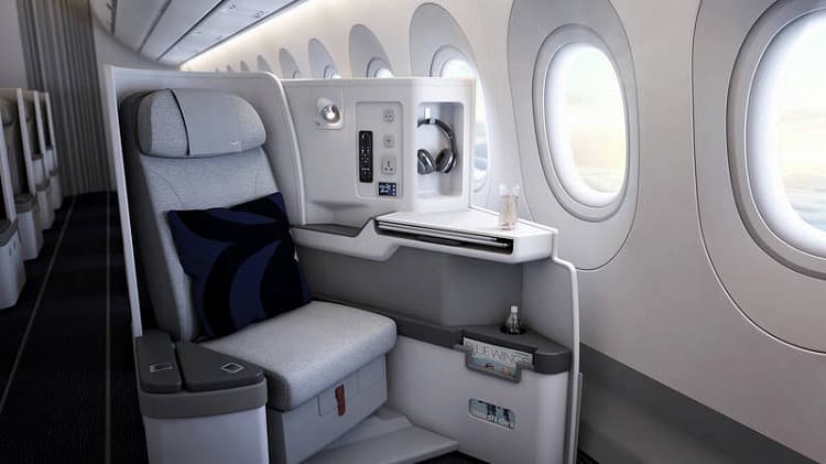 フィンエアーの機内