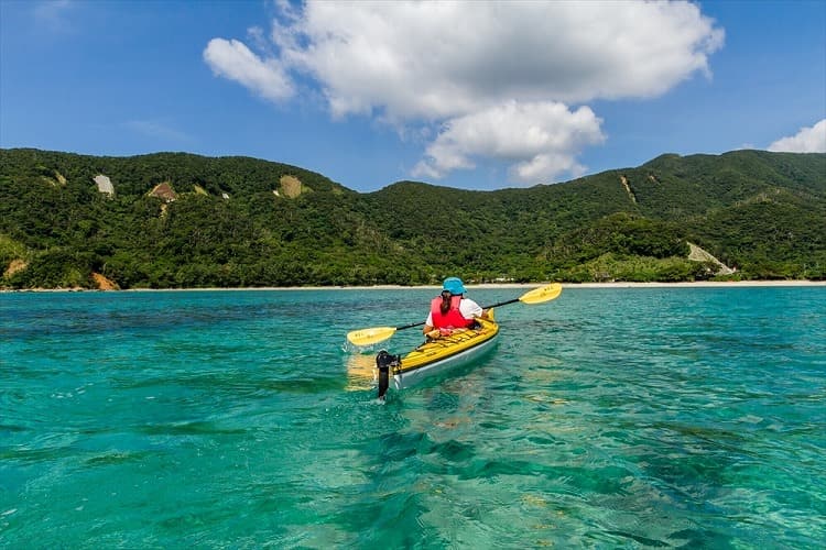 奄美大島　カヤック
