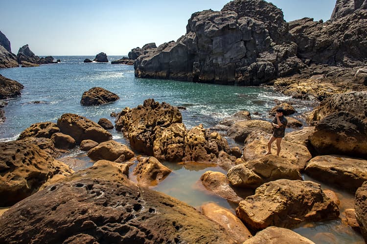 式根島は温泉天国