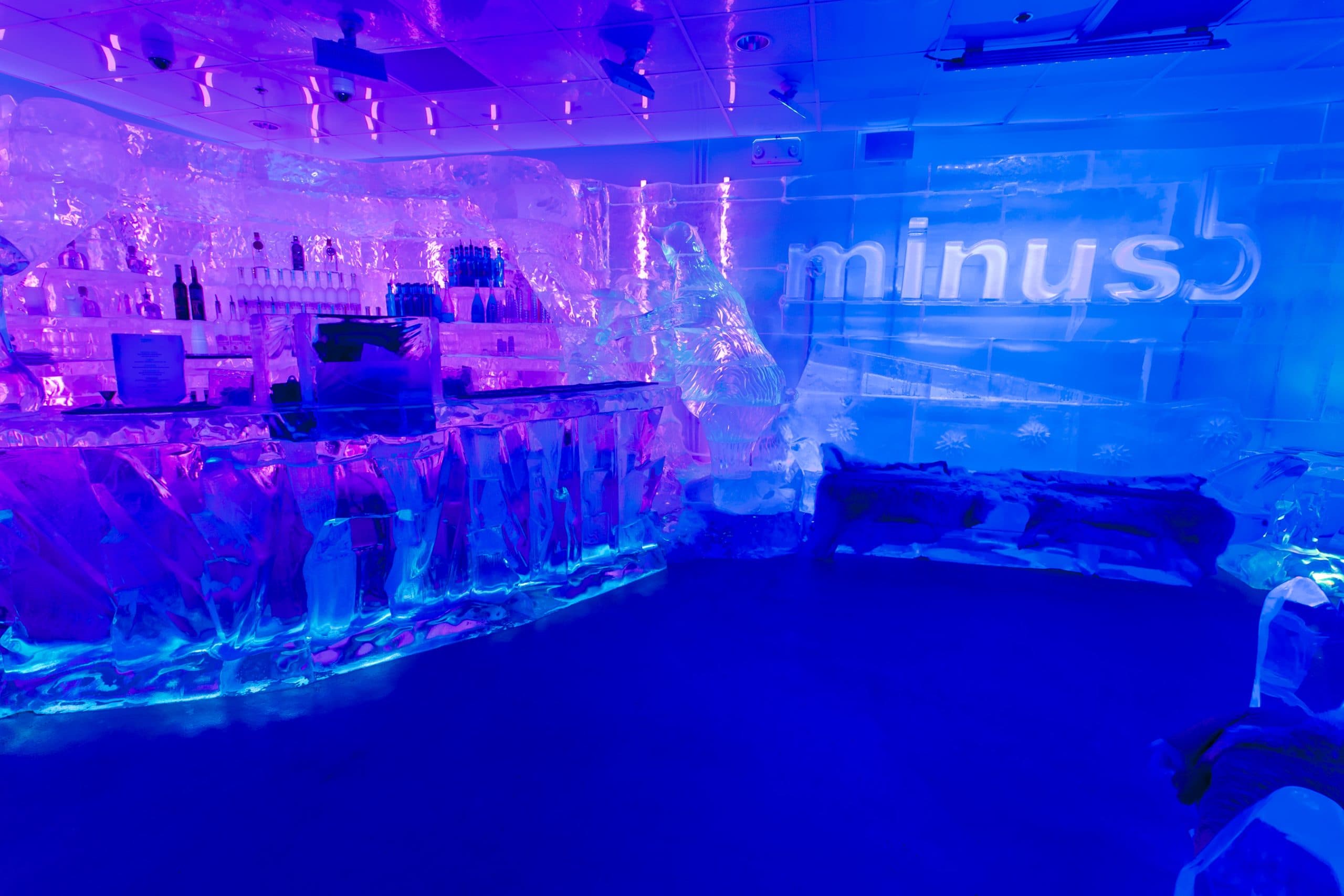 Minus5 Ice Bar with Logo Las Vegas