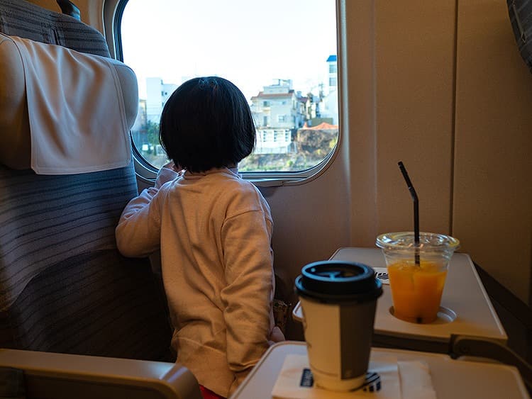 子供にとって新幹線は特別感がある