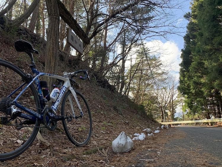 ほとんど車の通りもなく静かな道