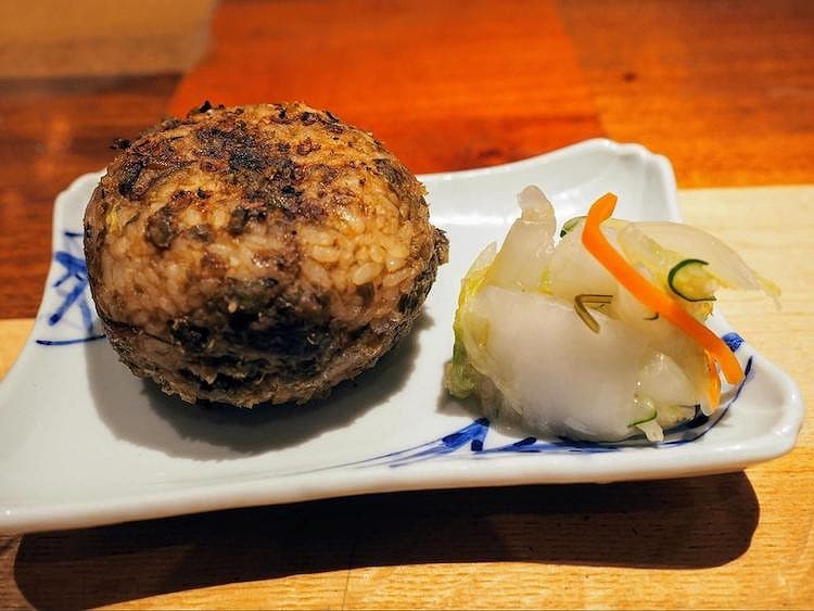 ばっけ味噌焼きおにぎり