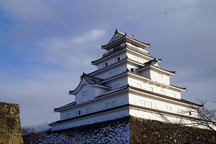 やっと到着鶴ヶ城