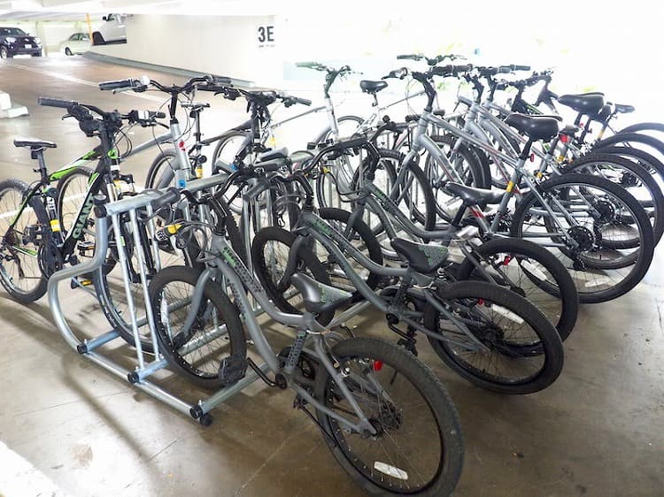 レンタル自転車置場