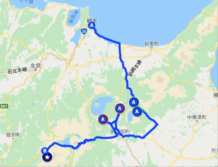 旅の行程